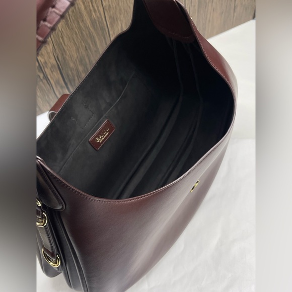 GANNI Butterfly Logo Chicory Coffee Small Kat Shoulder Bag #A7302 - Picture 13 of 15